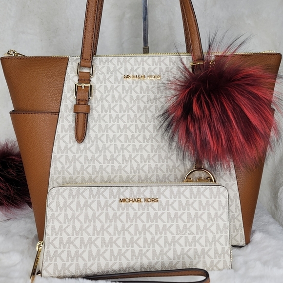 Michael Kors Handbags - Michael Kors 3 SET Purse Tote  Handbag Shoulder Bag Wallet Designer Matching